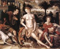 Jan Massys - David and Bathsheba